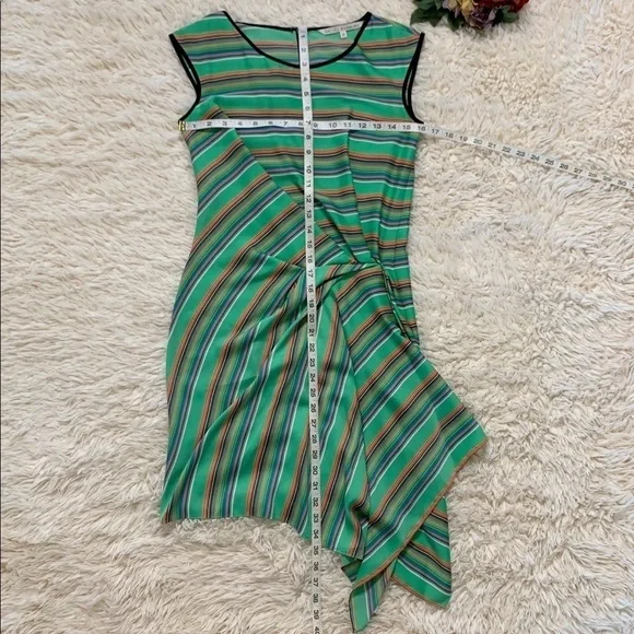 Rachel Rachel Roy Striped Handkerchief Hem Dress - Picture 8 of 15